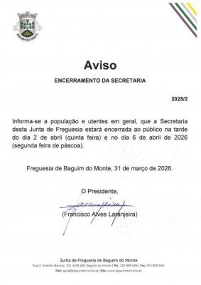 ENCERRAMENTO DA SECRETARIA